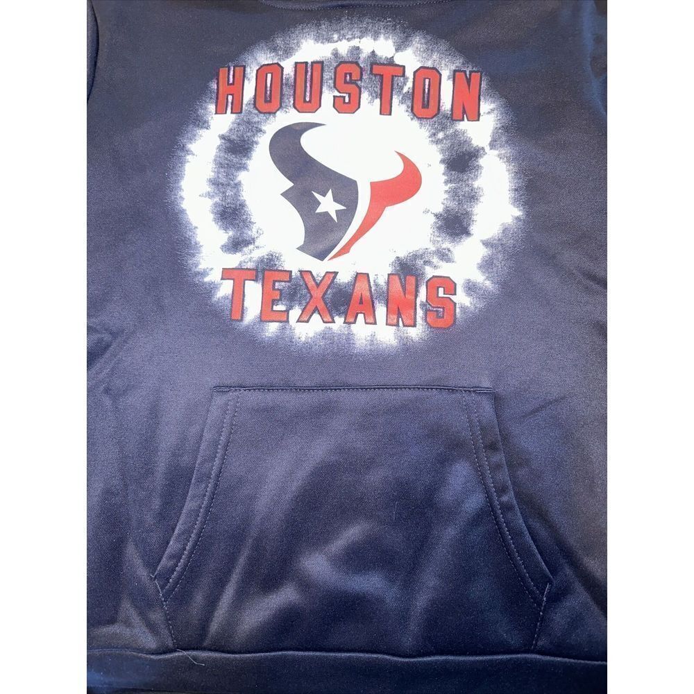 Team Apparel Youth Houston Texans Team Performance Pullover Hoodie. Medium. N - Picture 4 of 6